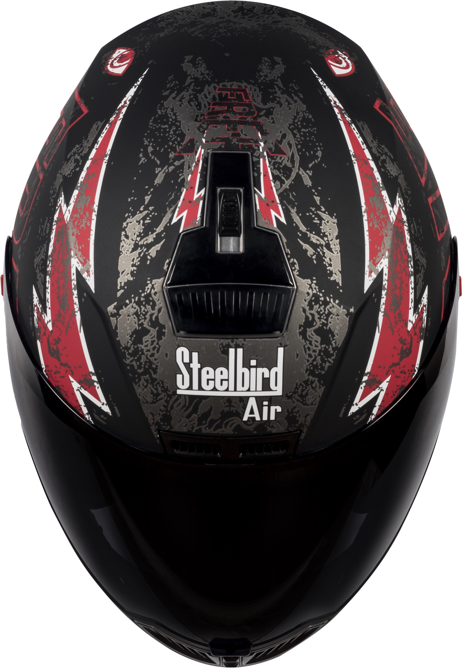 Steelbird Air Free Live Mat Black With Red ( Fitted With Clear Visor Extra Smoke Visor Free)
